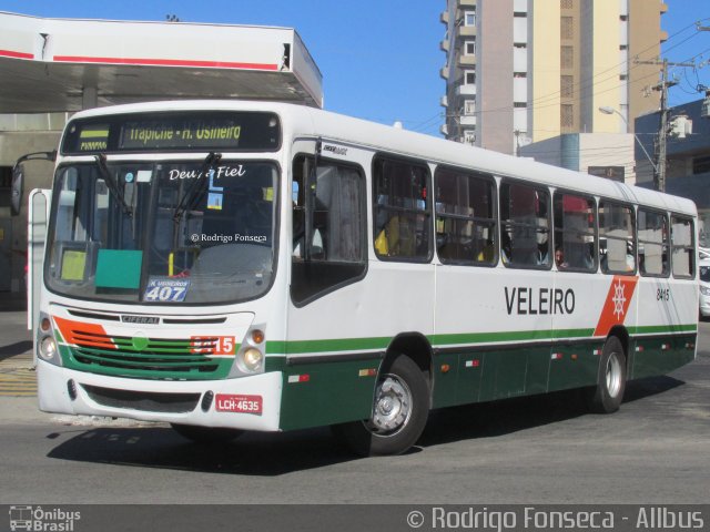 Auto Viação Veleiro 8415 na cidade de Maceió, Alagoas, Brasil, por Rodrigo Fonseca. ID da foto: 4640179.