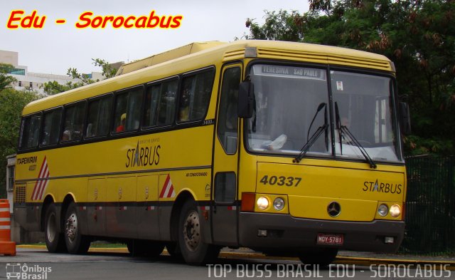 Viação Itapemirim 40337 na cidade de São Paulo, São Paulo, Brasil, por EDUARDO - SOROCABUS. ID da foto: 4640095.