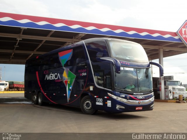 Nova América Turismo 1700 na cidade de Araxá, Minas Gerais, Brasil, por Guilherme Antonio. Número da foto: #4639761.