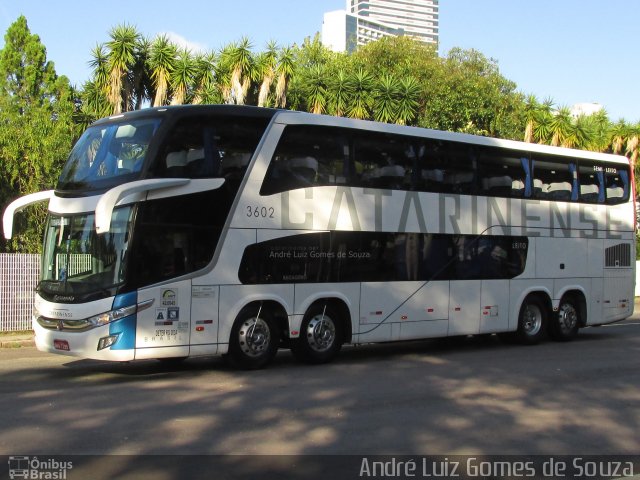 Auto Viação Catarinense 3602 na cidade de Curitiba, Paraná, Brasil, por André Luiz Gomes de Souza. Número da foto: #4640504.