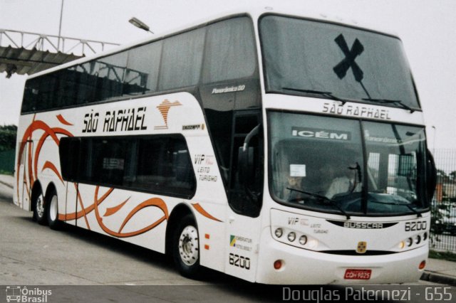 Viação São Raphael 6200 na cidade de São Paulo, São Paulo, Brasil, por Douglas Paternezi. Número da foto: #4638951.