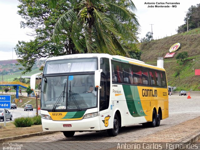 Empresa Gontijo de Transportes 12235 na cidade de João Monlevade, Minas Gerais, Brasil, por Antonio Carlos Fernandes. ID da foto: 4642586.