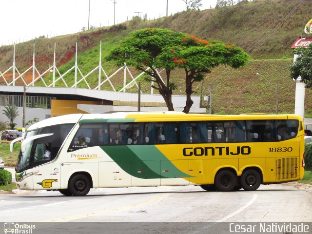 Empresa Gontijo de Transportes 18830 na cidade de João Monlevade, Minas Gerais, Brasil, por César Natividade. Número da foto: #4642761.