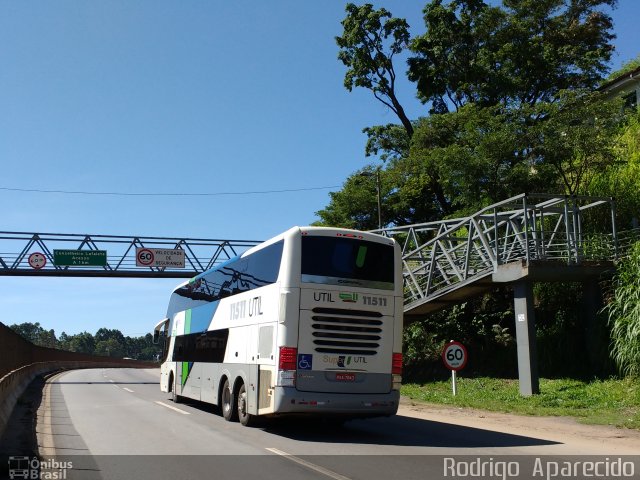 UTIL - União Transporte Interestadual de Luxo 11511 na cidade de Conselheiro Lafaiete, Minas Gerais, Brasil, por Rodrigo  Aparecido. Número da foto: #4642810.