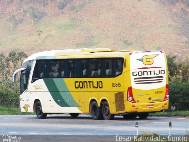Empresa Gontijo de Transportes 18615 na cidade de João Monlevade, Minas Gerais, Brasil, por César Natividade. Número da foto: #4642764.
