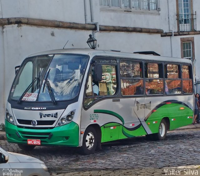 Turin Transportes 3270 na cidade de Ouro Preto, Minas Gerais, Brasil, por Valter Silva. ID da foto: 4641607.