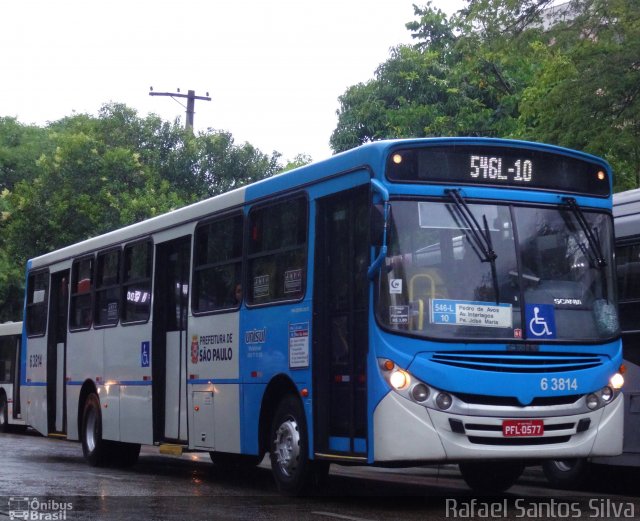 Viação Paratodos > São Jorge > Metropolitana São Paulo > Mobibrasil 6 3814 na cidade de São Paulo, São Paulo, Brasil, por Rafael Santos Silva. ID da foto: 4640917.