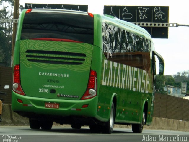 Auto Viação Catarinense 3396 na cidade de Belo Horizonte, Minas Gerais, Brasil, por Adão Raimundo Marcelino. ID da foto: 4642498.