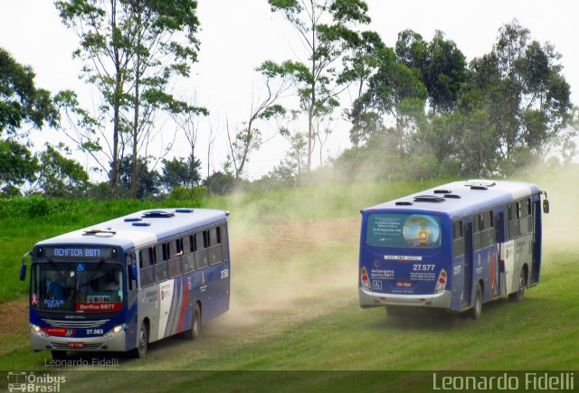 BBTT - Benfica Barueri Transporte e Turismo 27.563 na cidade de São Paulo, São Paulo, Brasil, por Leonardo Fidelli. ID da foto: 4579571.