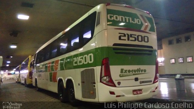 Empresa Gontijo de Transportes 21500 na cidade de Belo Horizonte, Minas Gerais, Brasil, por Luis Philippe Cardoso Coelho. Número da foto: #4580173.