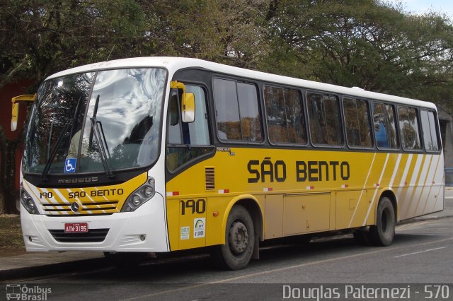 Expresso São Bento 190 na cidade de Curitiba, Paraná, Brasil, por Douglas Paternezi. ID da foto: 4579140.