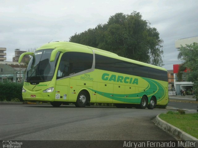 Viação Garcia 7979 na cidade de Ponta Grossa, Paraná, Brasil, por Adryan Fernando Muller. Número da foto: #4580697.