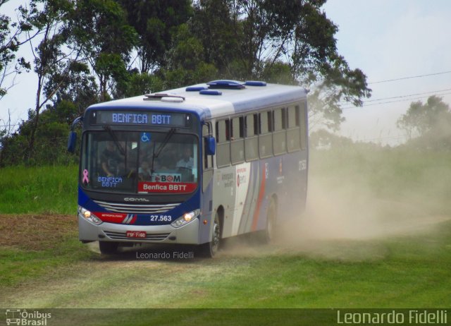 BBTT - Benfica Barueri Transporte e Turismo 27.563 na cidade de São Paulo, São Paulo, Brasil, por Leonardo Fidelli. ID da foto: 4579563.