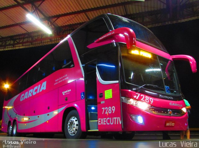 Viação Garcia 7289 na cidade de Londrina, Paraná, Brasil, por Lucas Vieira. Número da foto: #4580957.