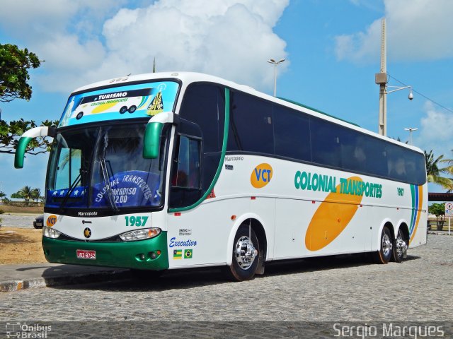 Viação Colonial Transportes 1957 na cidade de Aracaju, Sergipe, Brasil, por Sergio Marques . Número da foto: #4580073.