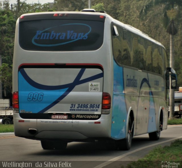 Embravans Turismo 996 na cidade de Viana, Espírito Santo, Brasil, por Wellington  da Silva Felix. ID da foto: 4644564.