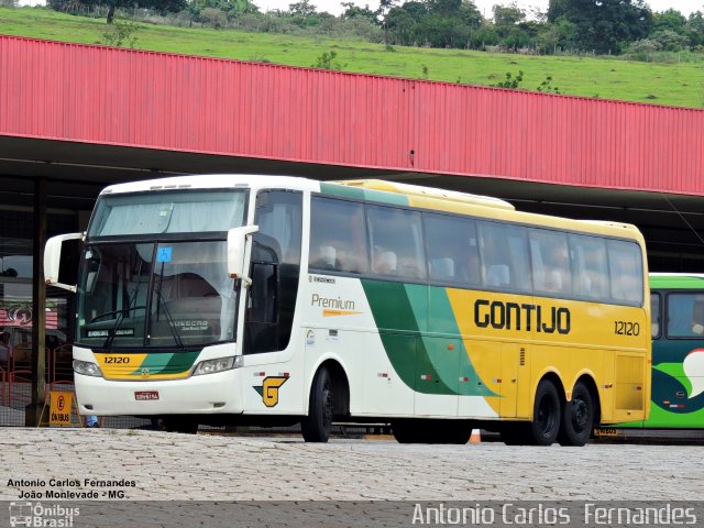 Empresa Gontijo de Transportes 12120 na cidade de João Monlevade, Minas Gerais, Brasil, por Antonio Carlos Fernandes. ID da foto: 4644305.