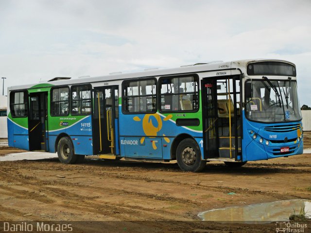 Serramar Transporte Coletivo 14115 na cidade de Serra, Espírito Santo, Brasil, por Danilo Moraes. Número da foto: #4643380.