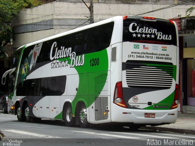 Cleiton Bus Executive 1200 na cidade de Belo Horizonte, Minas Gerais, Brasil, por Adão Raimundo Marcelino. ID da foto: 4644808.