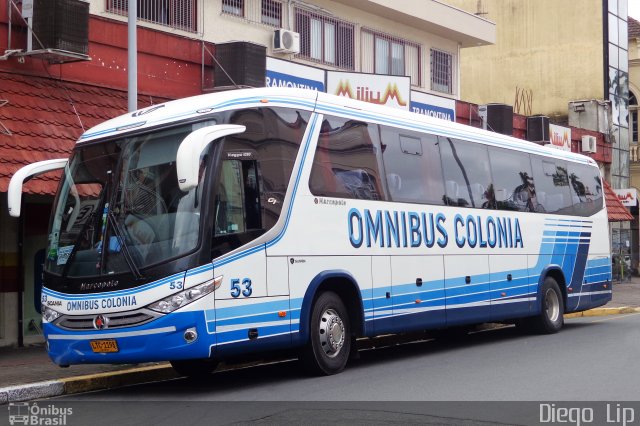 Ómnibus Colonia 53 na cidade de Joinville, Santa Catarina, Brasil, por Diego Lip. Número da foto: #4644504.