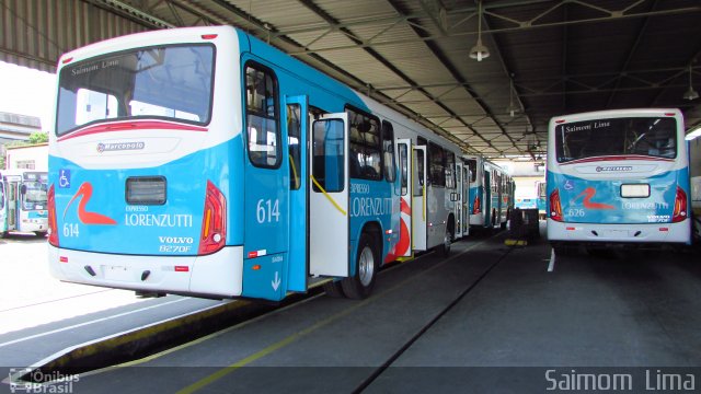 Expresso Lorenzutti 614 na cidade de Vila Velha, Espírito Santo, Brasil, por Saimom  Lima. Número da foto: #4582077.
