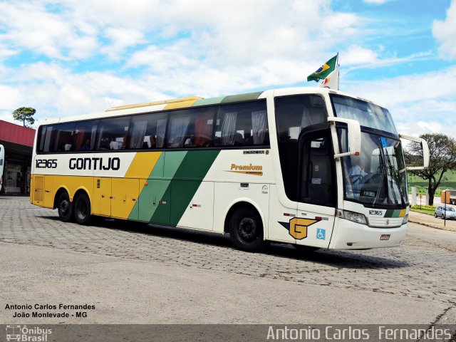 Empresa Gontijo de Transportes 12365 na cidade de João Monlevade, Minas Gerais, Brasil, por Antonio Carlos Fernandes. ID da foto: 4581394.