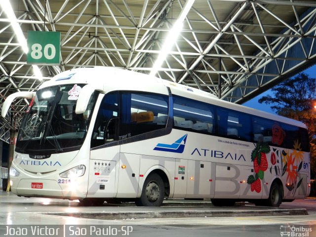 Viação Atibaia São Paulo 2214 na cidade de São Paulo, São Paulo, Brasil, por João Victor. ID da foto: 4581203.