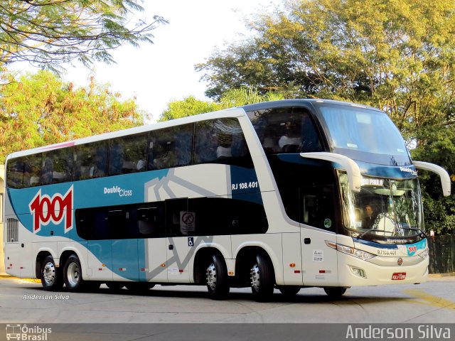 Auto Viação 1001 RJ 108.401 na cidade de São Paulo, São Paulo, Brasil, por Anderson Silva. Número da foto: #4582667.