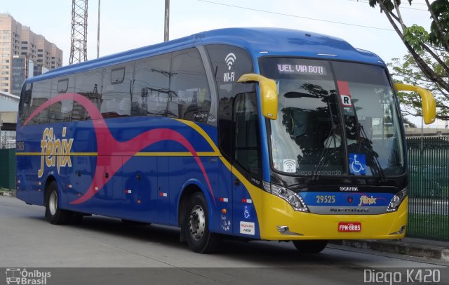 Rápido Expresso Fênix Viação 29525 na cidade de São Paulo, São Paulo, Brasil, por Diego K420 . Número da foto: #4582584.