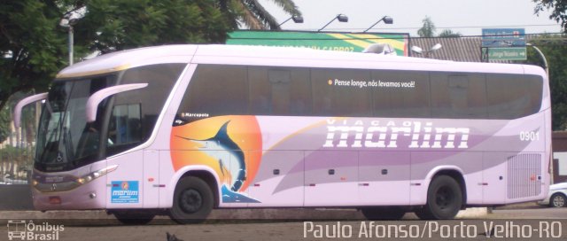 Viação Marlim 0901 na cidade de Porto Velho, Rondônia, Brasil, por Afonso de Sousa. Número da foto: #4583262.