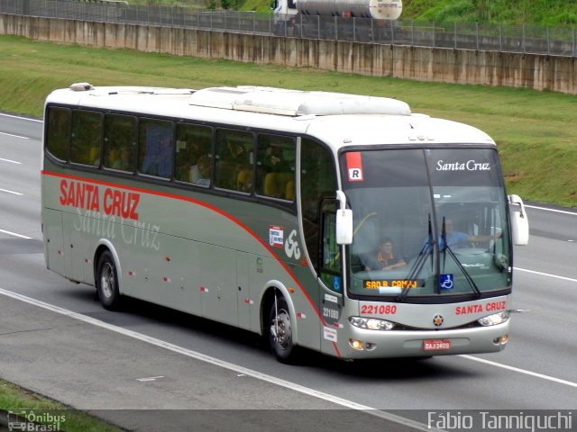 Viação Santa Cruz 221080 na cidade de Caieiras, São Paulo, Brasil, por Fábio Takahashi Tanniguchi. Número da foto: #4585461.
