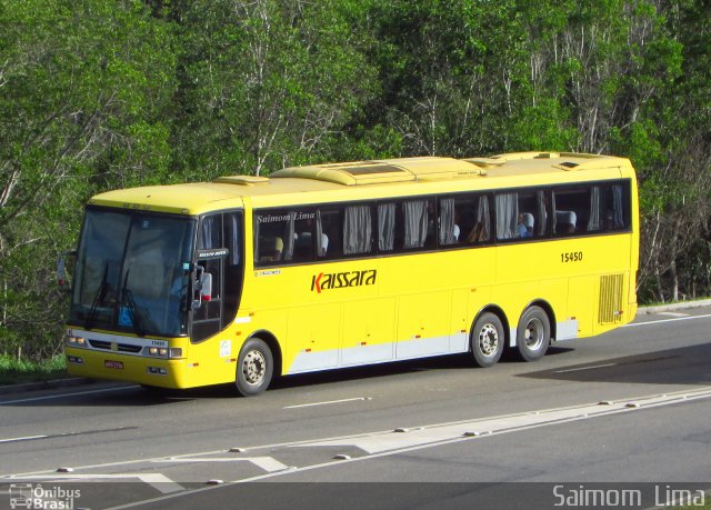 Kaissara - Viação Caiçara 15450 na cidade de Guarapari, Espírito Santo, Brasil, por Saimom  Lima. Número da foto: #4583710.