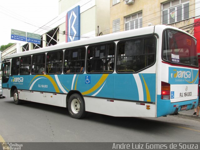 TRANSA - Transa Transporte Coletivo RJ 164.003 na cidade de Três Rios, Rio de Janeiro, Brasil, por André Luiz Gomes de Souza. Número da foto: #4585420.