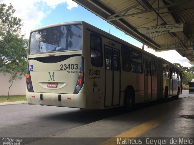Viação Colombo 23403 na cidade de Colombo, Paraná, Brasil, por Matheus  Geyger de Melo. Número da foto: #4583860.