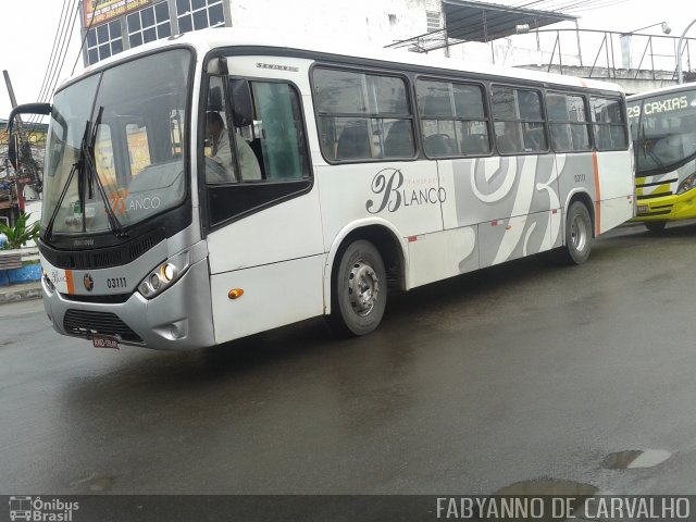 Transportes Blanco 03111 na cidade de Nova Iguaçu, Rio de Janeiro, Brasil, por Fabiano Magalhaes. ID da foto: 4584777.