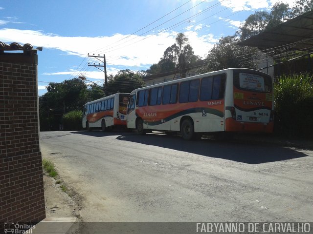 Linave Transportes RJ 146.114 na cidade de Miguel Pereira, Rio de Janeiro, Brasil, por Fabiano Magalhaes. Número da foto: #4584753.