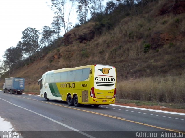 Empresa Gontijo de Transportes 19135 na cidade de João Monlevade, Minas Gerais, Brasil, por Adriano  Almeida. Número da foto: #4583351.