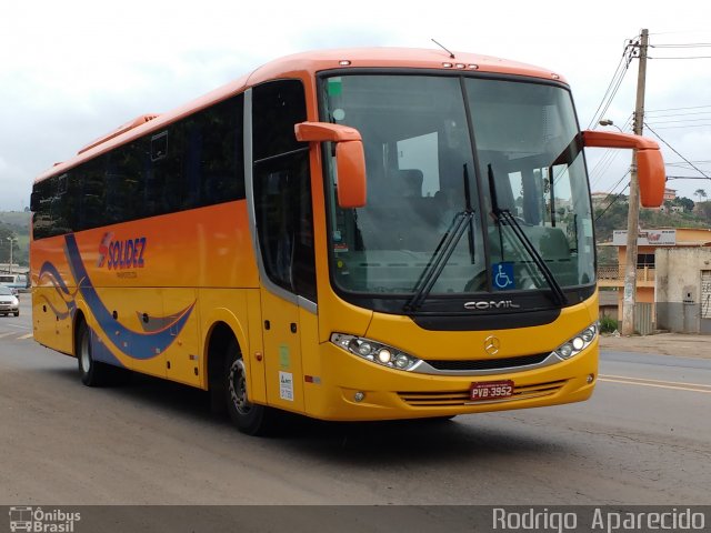 Solidez Transportes 3952 na cidade de Conselheiro Lafaiete, Minas Gerais, Brasil, por Rodrigo  Aparecido. ID da foto: 4585140.