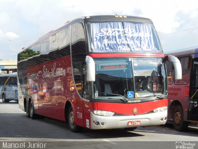 Expresso São Luiz 7310 na cidade de Osasco, São Paulo, Brasil, por Manoel Junior. ID da foto: 4583062.