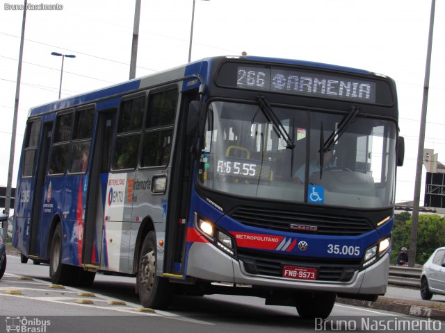 Real Transportes Metropolitanos 35.005 na cidade de São Paulo, São Paulo, Brasil, por Bruno Nascimento. Número da foto: #4586053.