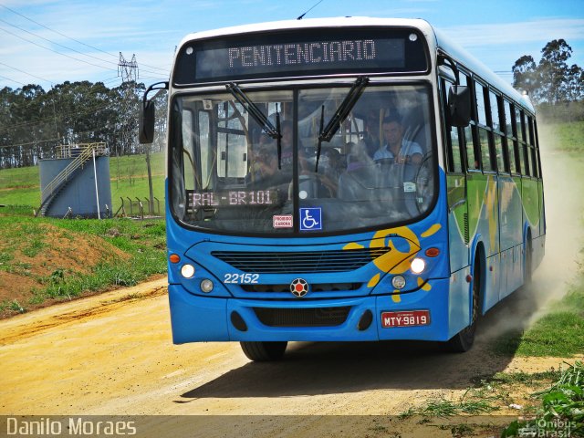 Nova Transporte 22152 na cidade de Vila Velha, Espírito Santo, Brasil, por Danilo Moraes. Número da foto: #4585781.