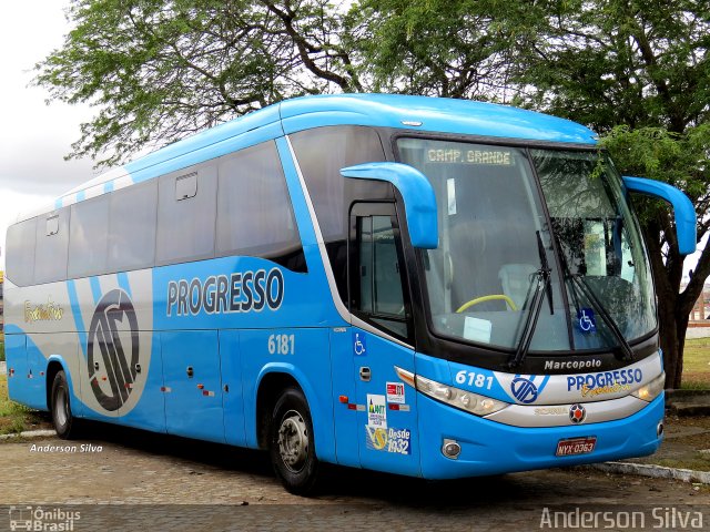 Auto Viação Progresso 6181 na cidade de Caruaru, Pernambuco, Brasil, por Anderson Silva. Número da foto: #4585988.