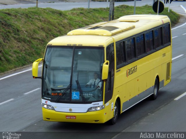 Kaissara - Viação Caiçara 15950 na cidade de Belo Horizonte, Minas Gerais, Brasil, por Adão Raimundo Marcelino. Número da foto: #4587651.