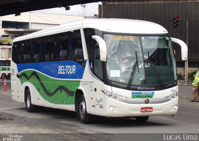 Bel-Tour Transportes e Turismo 356 na cidade de Rio de Janeiro, Rio de Janeiro, Brasil, por Lucas Lima. Número da foto: #4587482.