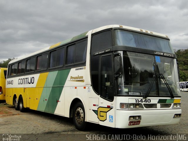 Empresa Gontijo de Transportes 11440 na cidade de Belo Horizonte, Minas Gerais, Brasil, por Sérgio Augusto Braga Canuto. ID da foto: 4587751.