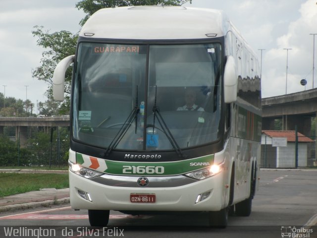 Empresa Gontijo de Transportes 21660 na cidade de Vitória, Espírito Santo, Brasil, por Wellington  da Silva Felix. Número da foto: #4586832.