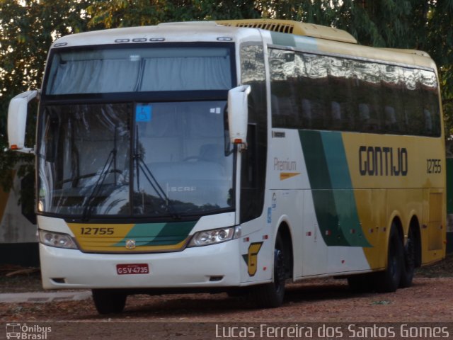 Empresa Gontijo de Transportes 12755 na cidade de Palmas, Tocantins, Brasil, por Lucas Ferreira dos Santos Gomes. Número da foto: #4586891.