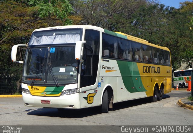 Empresa Gontijo de Transportes 12610 na cidade de São Paulo, São Paulo, Brasil, por José Geyvson da Silva. Número da foto: #4586581.