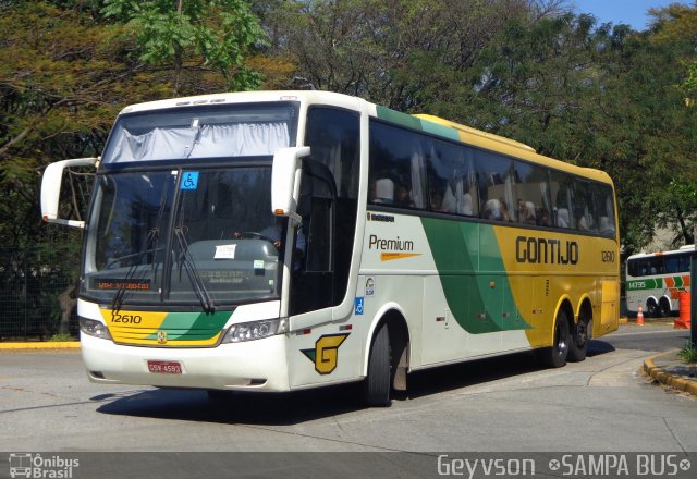 Empresa Gontijo de Transportes 12610 na cidade de São Paulo, São Paulo, Brasil, por José Geyvson da Silva. ID da foto: 4586581.