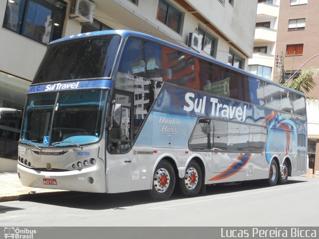 Sul Travel Turismo 3310 na cidade de Torres, Rio Grande do Sul, Brasil, por Lucas Pereira Bicca. ID da foto: 4587533.